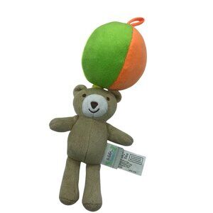 Teddy Bear Baby Plush Toy Pull Down Wiggler Colorful Ball Le Bébé Favorite